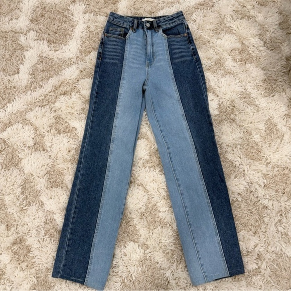 PacSun 90s Boyfriend Two-Tone Panel Jeans Size 24